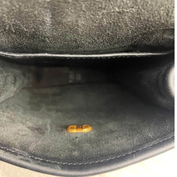 Vintage COACH Side Pack 9978 Crossbody Bag Black‎ Leather Turn Lock Costa Rica - Picture 7 of 10